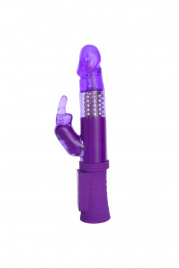 Вибратор с клиторальным стимулятором A-Toys 