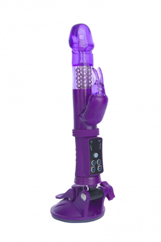 Вибратор с клиторальным стимулятором A-Toys 