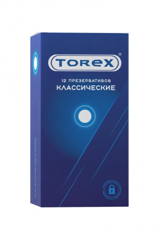 Презервативы TOREX, классические, L 19 см Ø 5,5 см, латекс, 12 шт. фото 1