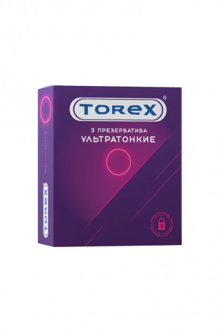 Презервативы TOREX, ультратонкие, 3 шт. фото 1