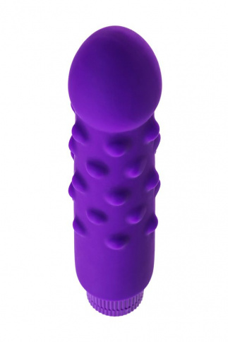 Вагинальный вибратор A-Toys, L 17 см Ø 3,6 см, силикон, фиолетовый фото 2