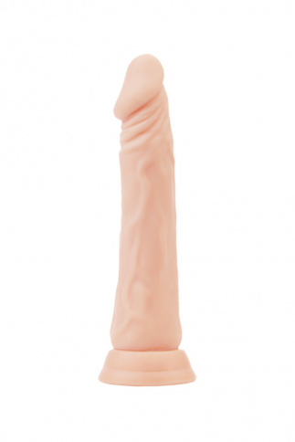 Реалистичный фаллоимитатор A-Toys “TOON”, L 20 см Ø 4 см, TPE, телесный фото 1