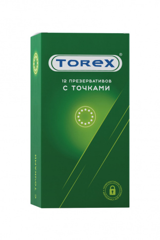 Презервативы TOREX, точечные, 12 шт. фото 1