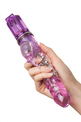 Вибратор с клиторальным стимулятором A-Toys 